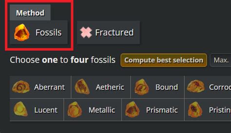 remove fossil from resonator poe.